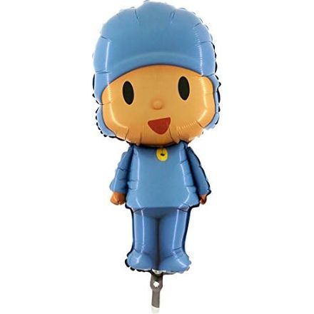 Toyland Blue Pocoyo Shaped Foil Balloon, 34 Inch