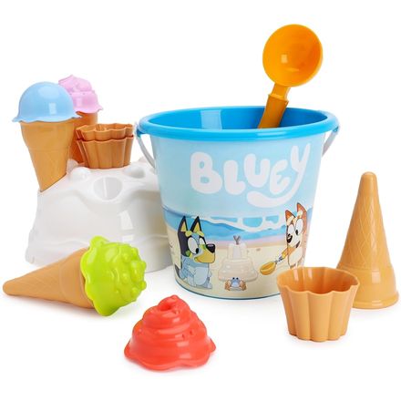 Toyland Bluey and Bingo Bucket and Ice Cream Scoop Set, 14 Piece