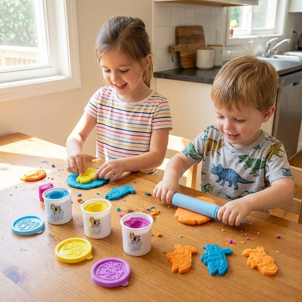 Toyland Bluey Dough Activity Set with Play Mat, 10 Piece photo 3