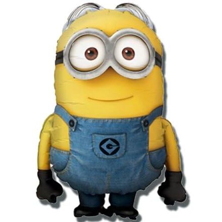 Toyland Despicable Me Dave Minion Foil Balloon, 30 Inch