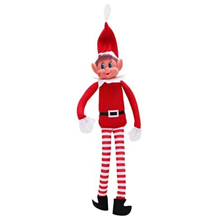 Toyland Elves Behavin Badly Boy Elf Bend and Pose Soft Toy, 12 Inch