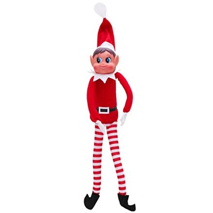 Toyland Elves Behavin Badly Girl Elf Bend and Pose Toy, 12 Inch