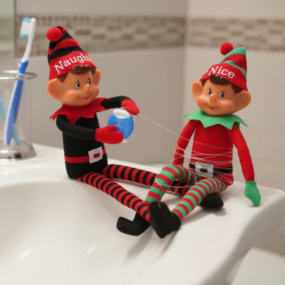 Toyland Elves with Attitude Naughty and Nice Twin Pack, 14 in photo 4