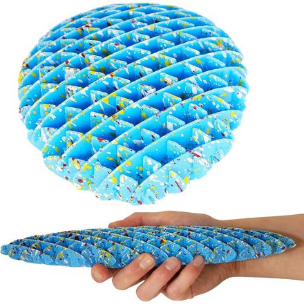 Toyland Fidget Worm Sensory Toy, 4 in, Sky Blue Splatter