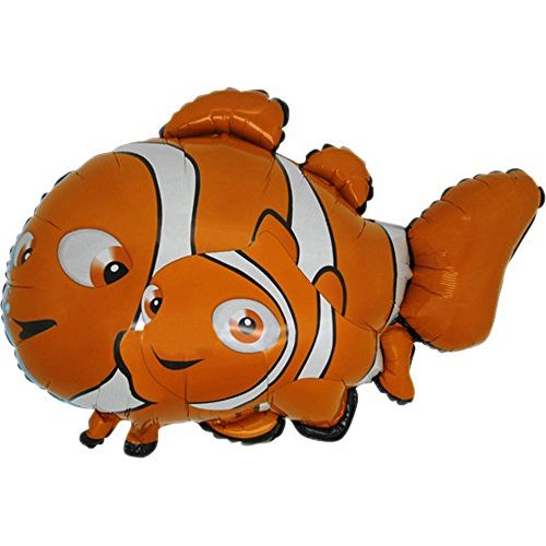 Toyland Finding Nemo Clownfish Shaped Foil Balloon, 37 Inch