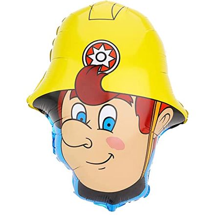 Toyland Fireman Standing Foil Birthday Balloon, 11 Inch