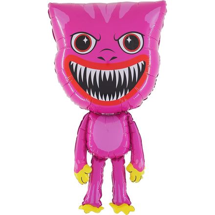 Toyland Giant Blue Monster Character Foil Balloon, 38 Inch