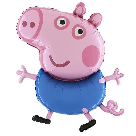 Toyland Giant George Pig Character Foil Balloon, 37 Inch