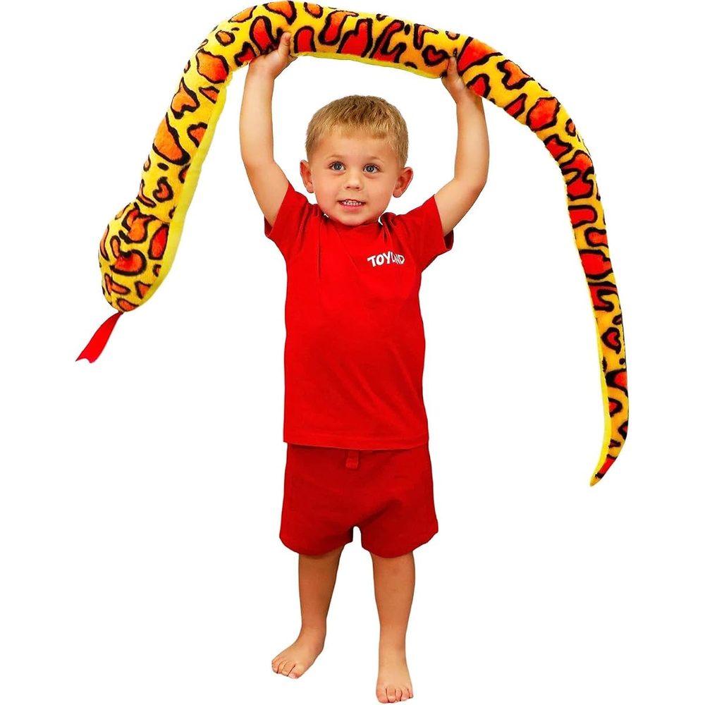 Toyland 67 Inch Giant Plush Snake, Two-Tone Soft Toy