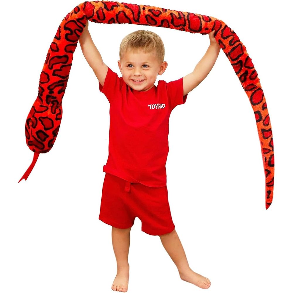 Toyland Giant Two-Toned Plush Snake, 5.5 ft Long