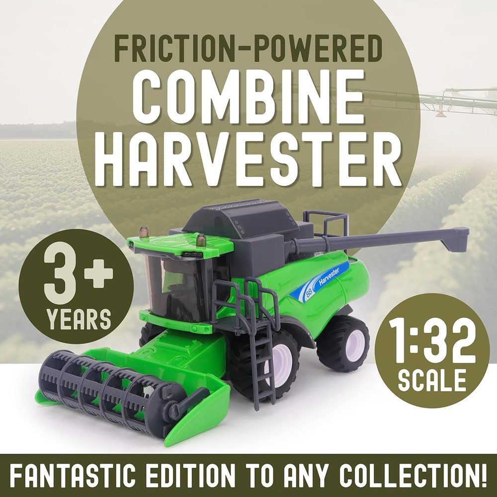 Toyland Green Toy Combine Harvester, 1:32 Scale, 10 Inch photo 2