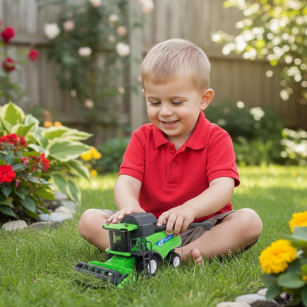 Toyland Green Toy Combine Harvester, 1:32 Scale, 10 Inch photo 3