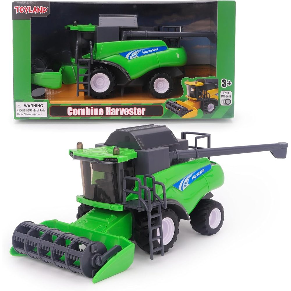 Toyland Green Toy Combine Harvester, 1:32 Scale, 10 Inch
