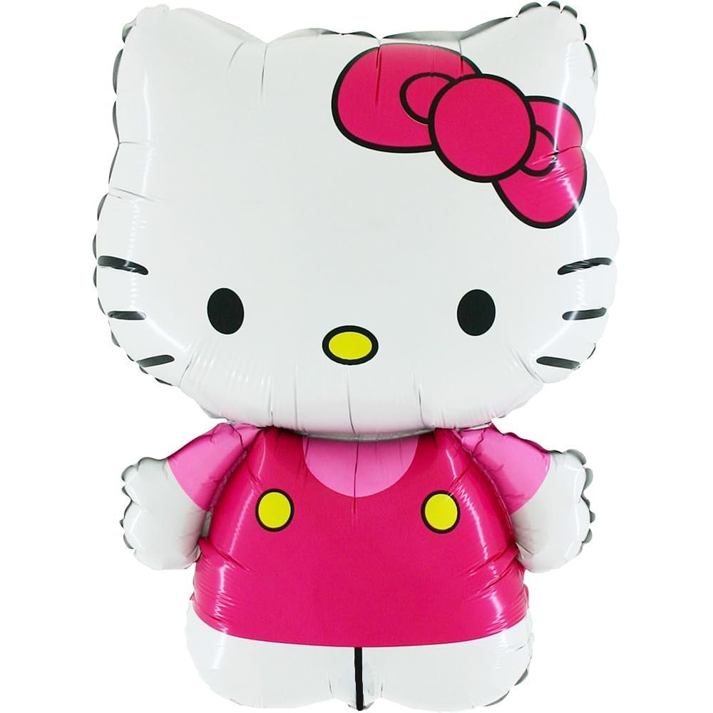 Toyland Hello Kitty Dressed in Pink Foil Balloon, 30 in