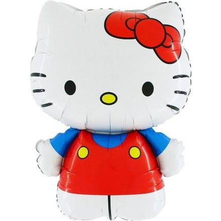 Toyland Hello Kitty in Red and Blue Foil Balloon, 30 Inch
