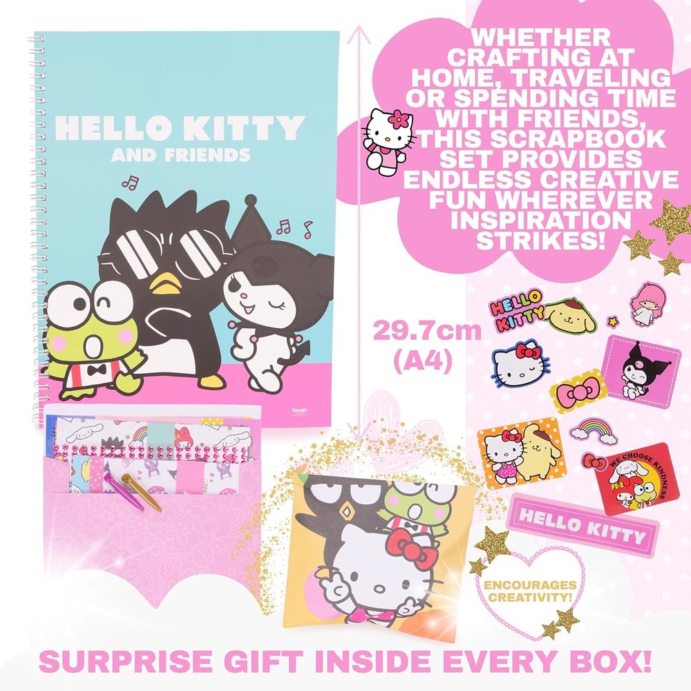 Toyland Hello Kitty Scrapbook Set, Kids Arts and Crafts Kit photo 4