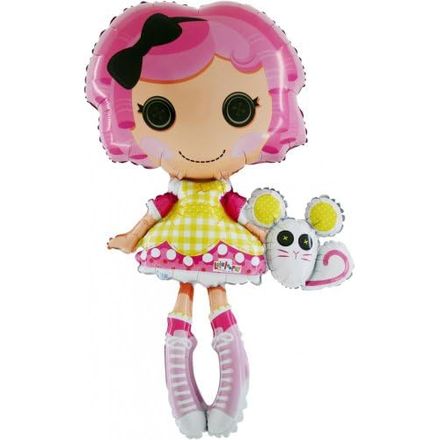 Toyland Lalaloopsy Crumbs Sugar Cookie Shaped Foil Balloon, 42 Inch