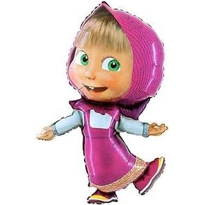 Toyland Masha and the Bear Masha Shaped Foil Balloon, 41 Inch