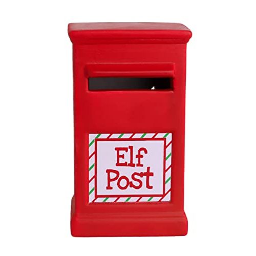 Toyland Mini Elf Post Box with Elf Report Card, 5.5 Inch