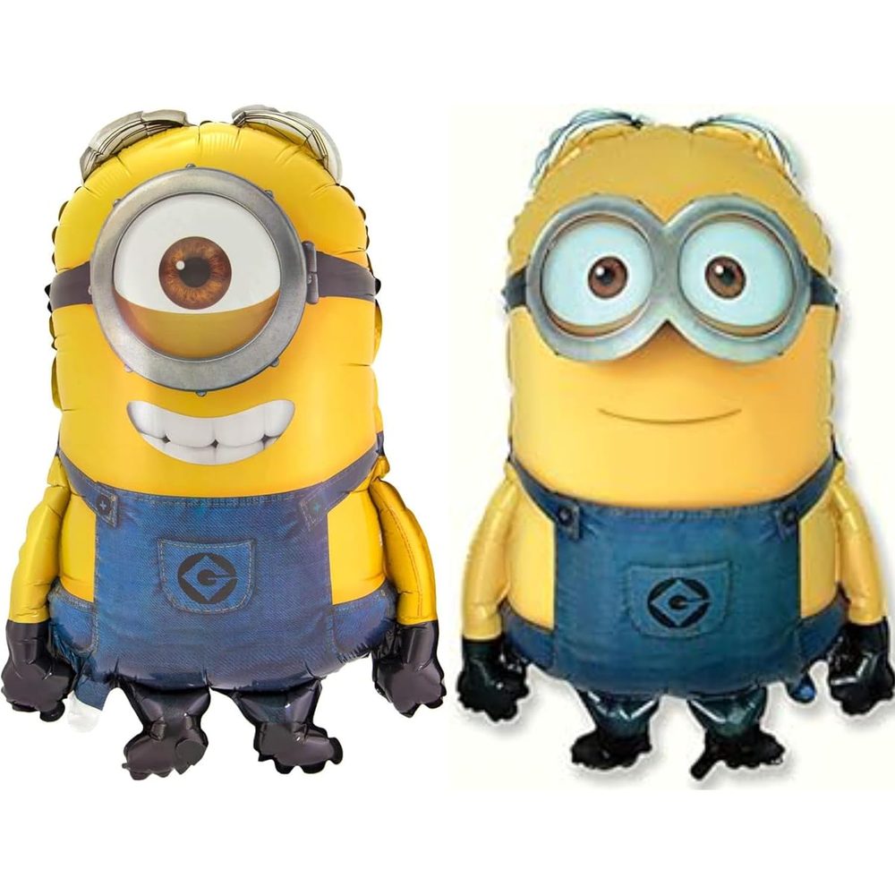 Toyland Minions Dave and Stuart Foil Balloons, 30 Inch, Pack of 2