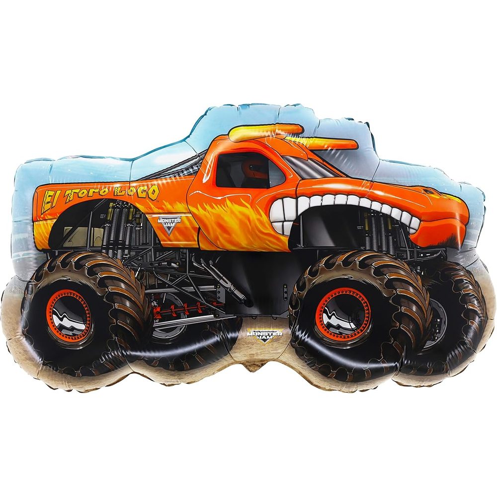 Toyland Monster Jam Grave Digger Truck Foil Balloon, 34 Inch photo 4