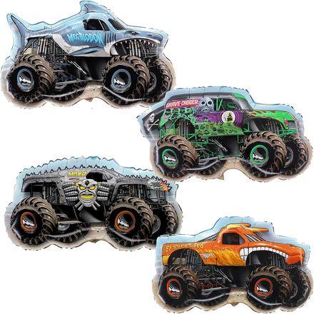 Toyland Monster Jam balloons and toys