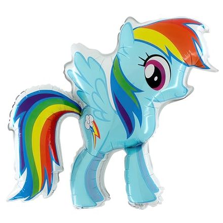 Toyland My Little Pony Rainbow Dash Supershape Foil Balloon