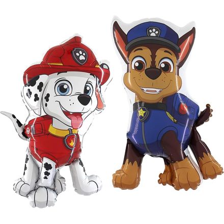 Toyland Paw Patrol Chase and Marshall Balloons, Pack of 2