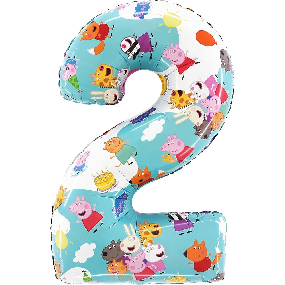 Toyland Peppa Pig, George and Friends Number Foil Balloon, 26 Inch photo 2