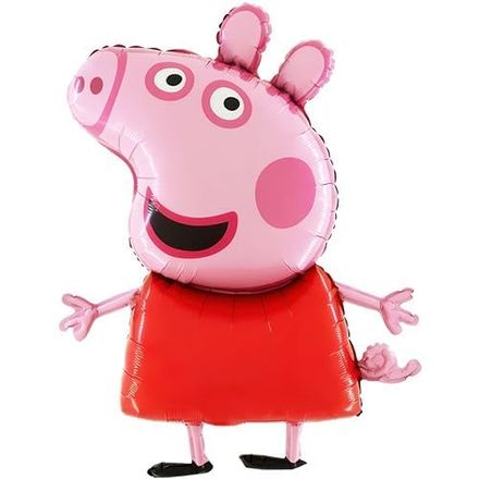 Toyland Peppa Pig Shaped Character Foil Balloon, 37 Inch