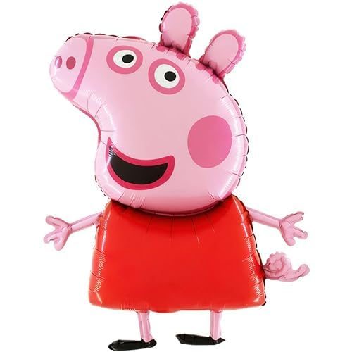 Toyland Peppa Pig Shaped Character Foil Balloon, 37 Inch