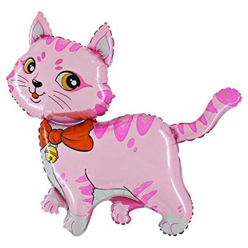 Toyland Pink Cat Shaped Foil Balloon, 37 Inch