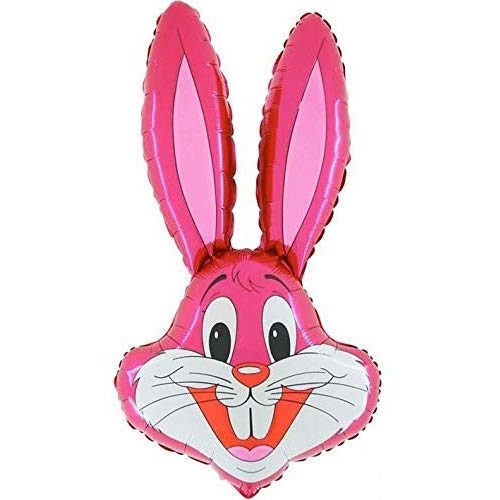 Toyland Pink Rabbit Shaped Easter Balloon, 37 Inch