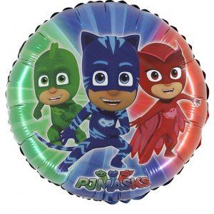 Toyland PJ Masks Round Colorful Foil Balloon, 24 Inch