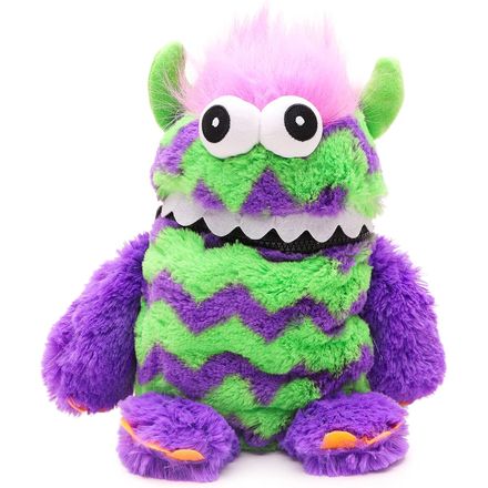 Toyland Purple and Green Worry Monster Plush Soft Toy, 9 Inch