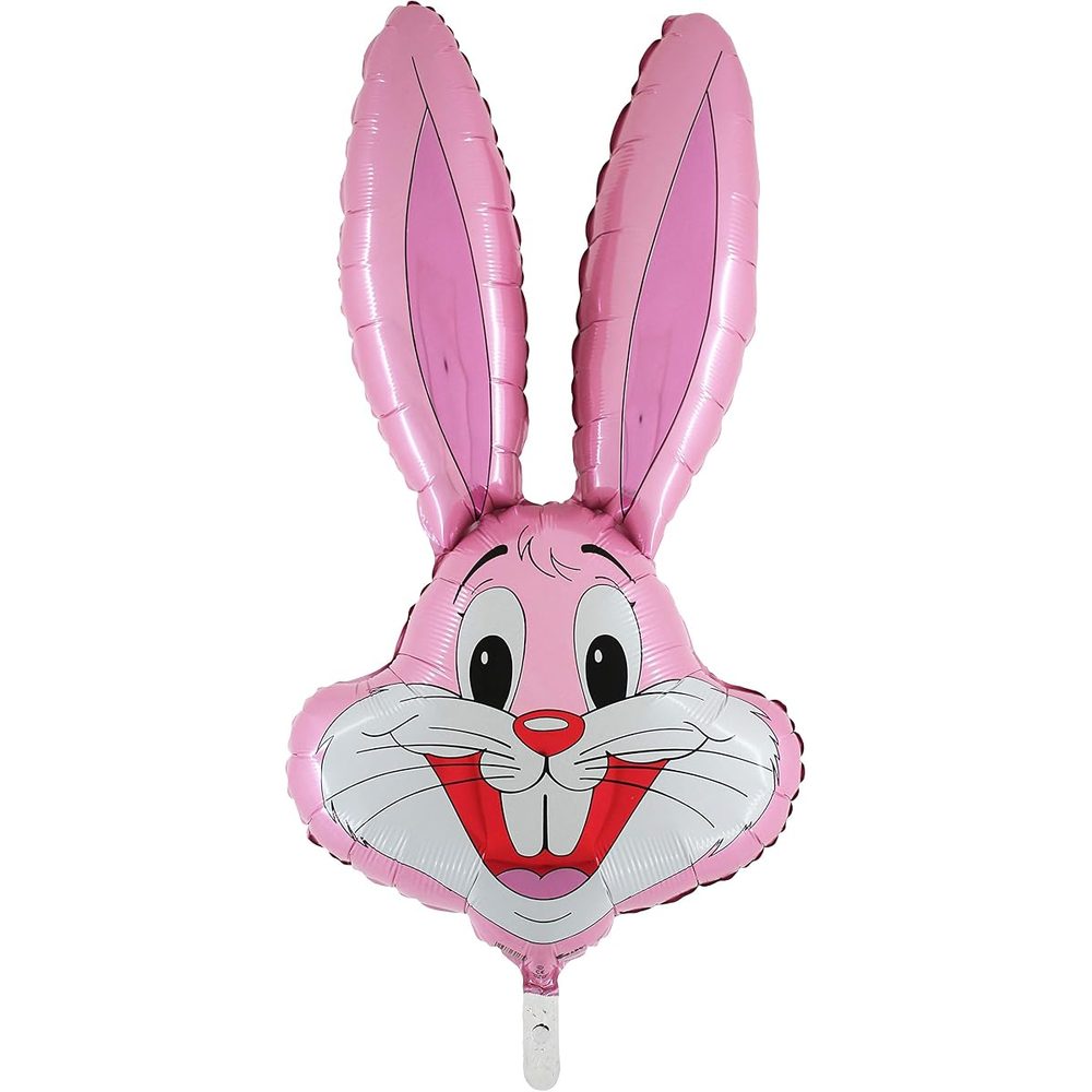 Toyland Rabbit Shaped Foil Balloons, 37 in, Pack of 3 Colors photo 2