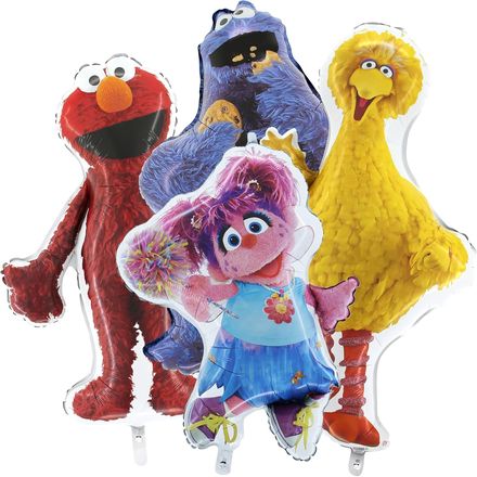 Toyland Sesame Street balloons and toys
