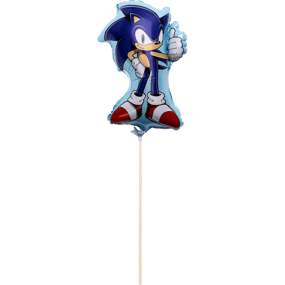 Toyland Sonic the Hedgehog Mini Balloons with Sticks and Cups, 20 Pack photo 2