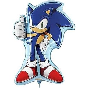 Toyland Sonic the Hedgehog Shaped Foil Balloon, 29 in