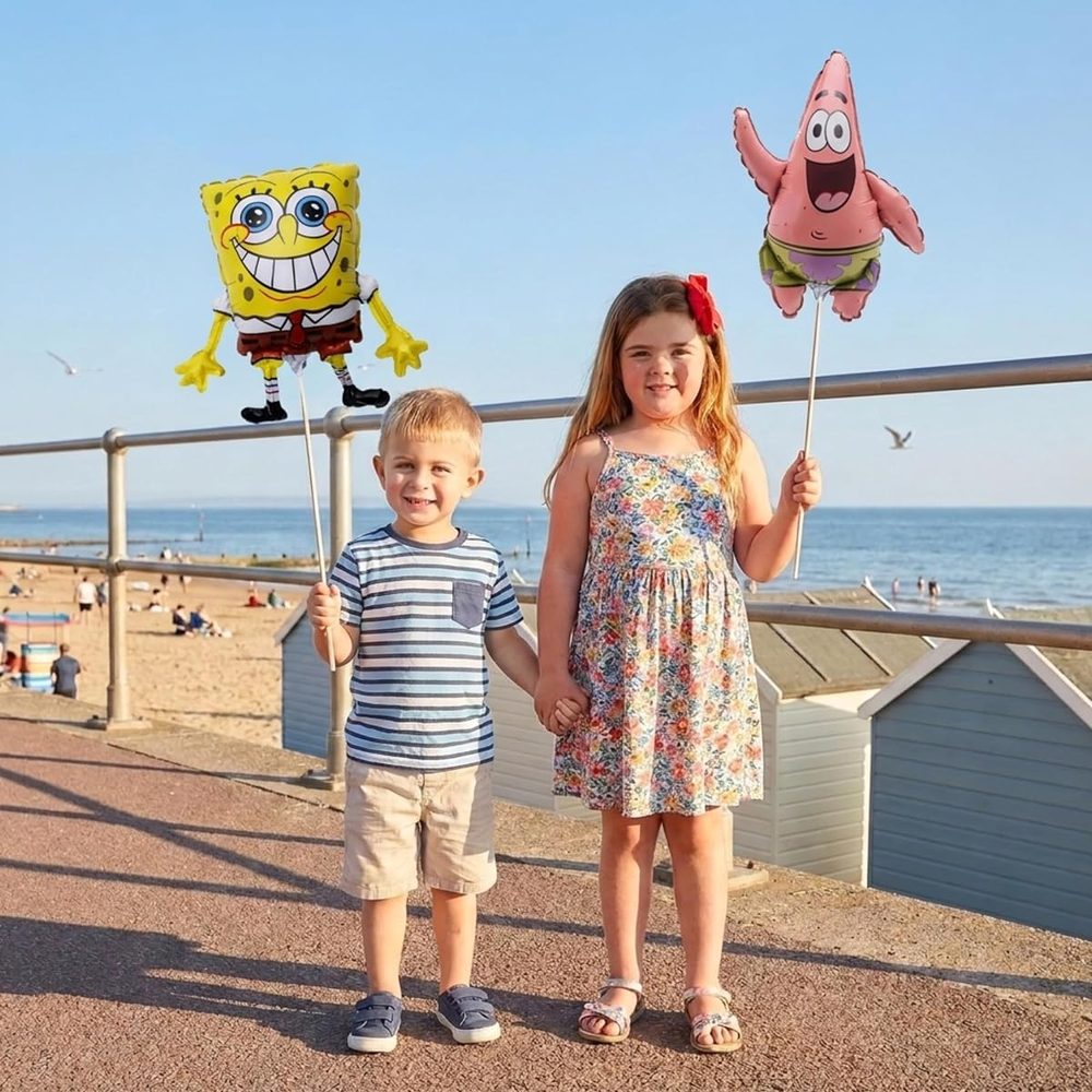 Toyland SpongeBob and Patrick Mini Balloons, 15 Inch, Pack of 20 photo 4