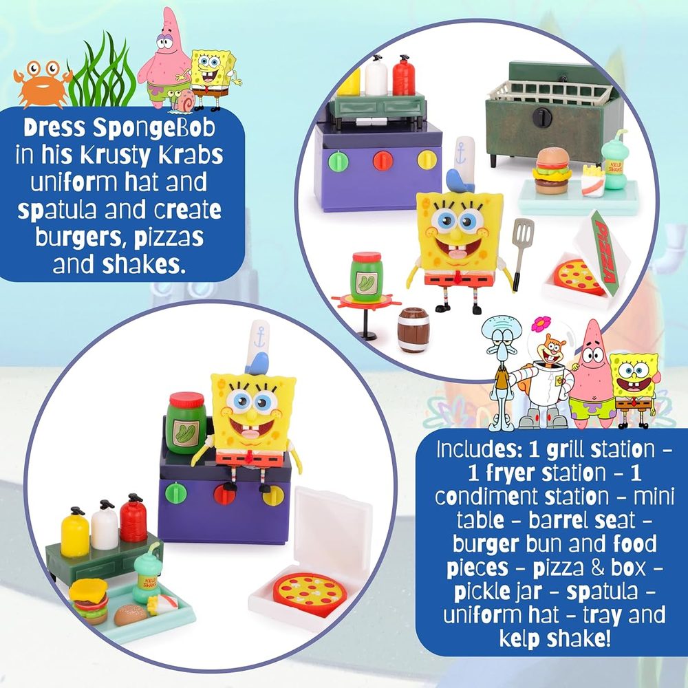 Toyland SpongeBob SquarePants Teeny Krusty Krab Figure Playset photo 3