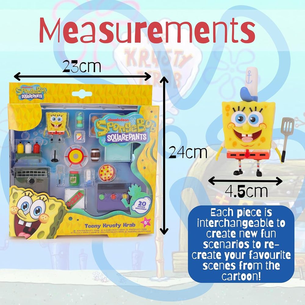 Toyland SpongeBob SquarePants Teeny Krusty Krab Figure Playset photo 4