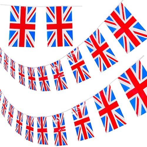 Toyland Union Jack PVC Bunting, 13 Feet, 11 Flags