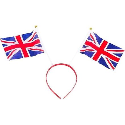 Toyland Union Jack Twin Flag Headband for British Celebrations