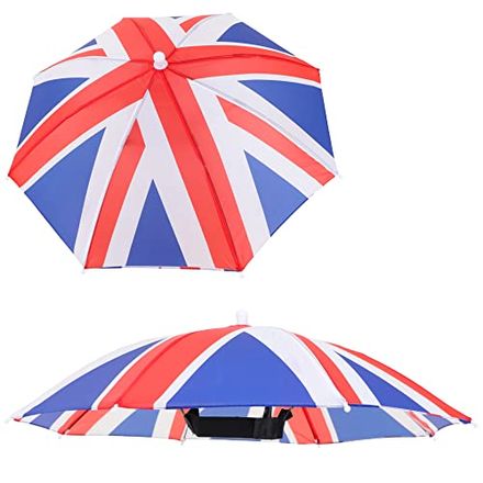 Toyland Union Jack Umbrella Hat for British Celebrations