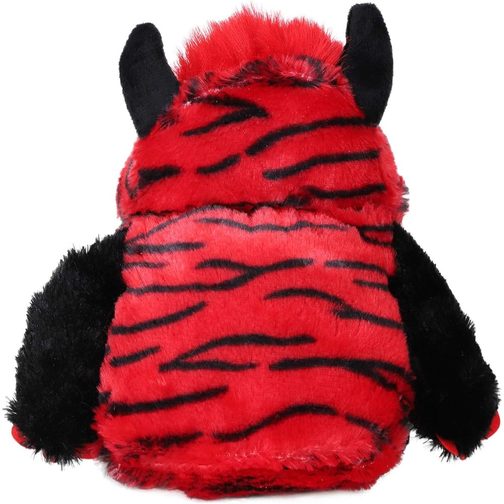Toyland Worry Monster Plush Soft Toy, 9 Inch, Red and Black photo 4